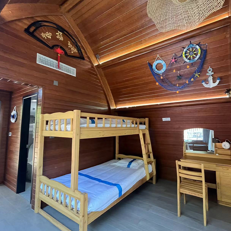 Nhà thuyền gỗ tiền chế Nhà thuyền gỗ tiền chế