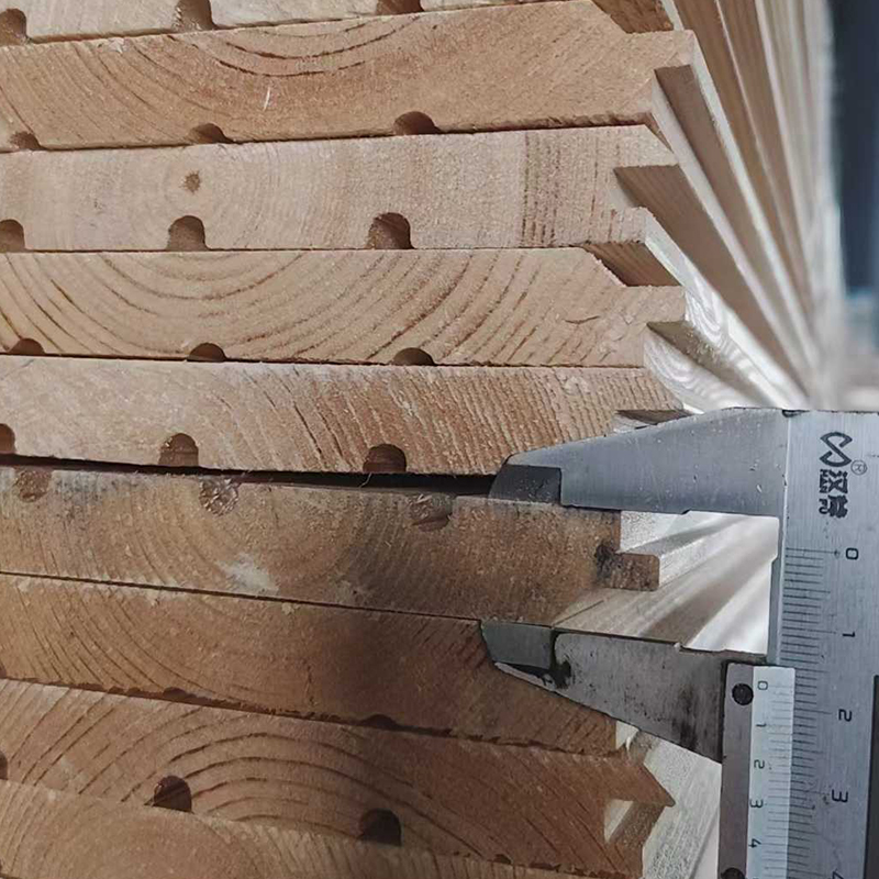 Tấm ốp tường ngoại thất bằng gỗ vân sam Tấm ốp tường ngoại thất bằng gỗ vân sam