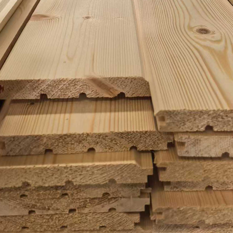 Tấm ốp tường ngoại thất bằng gỗ vân sam