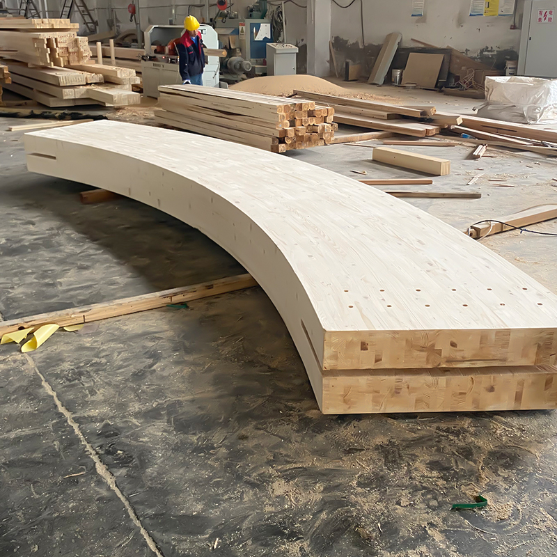 Glulam thông cong Glulam thông cong